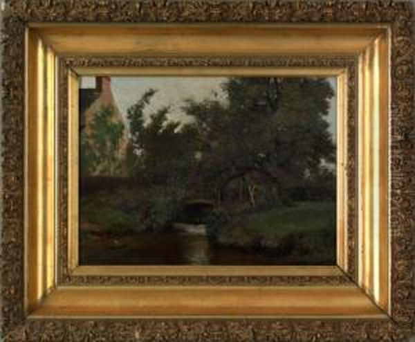 Landscape With House And Bridge - view 1