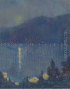 Nocturne, Lake Como by Charles Warren Eaton