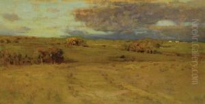Rolling Hills With A Storm Approaching by Charles Warren Eaton