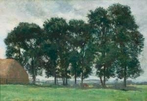 Landscape With Haystack