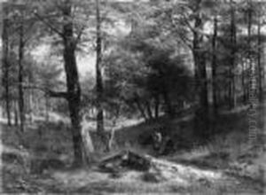 Signiert Und Datiert Unten Rechts: F. Ebel 1873. by Fritz Ebel