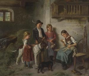 "ein Waisenkind". by Adolf Eberle