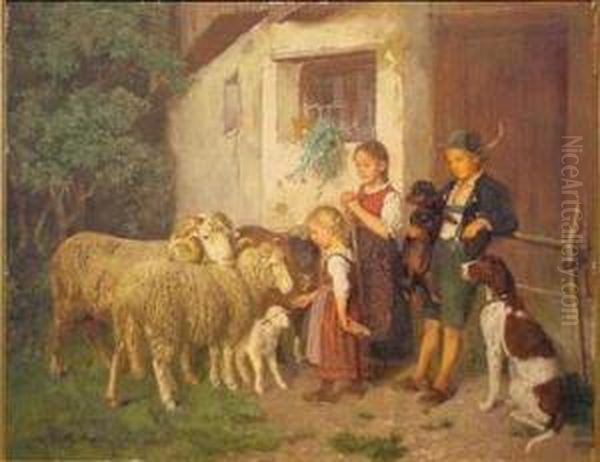 Feeding The Lamb - view 1