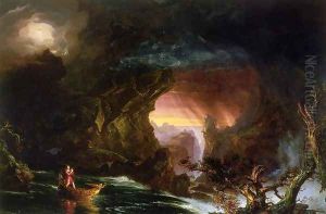 The Voyage of Life: Manhood by Thomas Cole