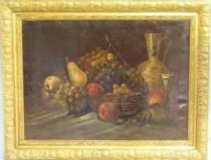 Stillleben Mit Fruchten by Anton Ebert