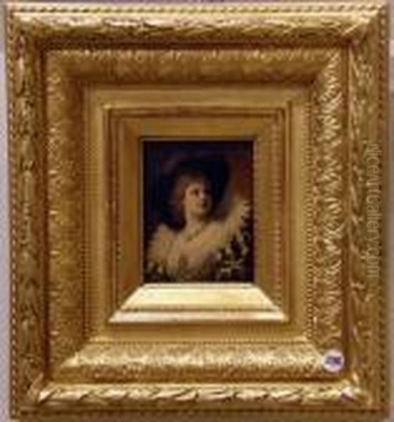 Damenportrait In Historischemkostum - view 1