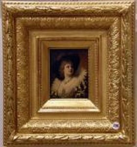 Damenportrait In Historischemkostum