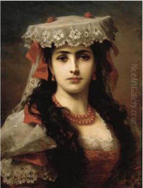 Portrait Of A Young Spanish Woman - view 1