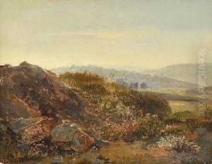 Landschaftsstudie. by Carl Ebert