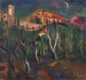 Moon In Mojano by Josef Eberz