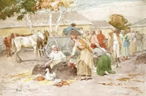 Piac by Lajos Deak Ebner