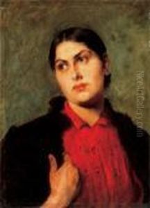 Girl In Red Blouse Girl In Red Blouse