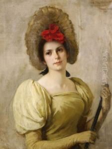 Ifj. Hina Ida Portreja by Lajos Deak Ebner