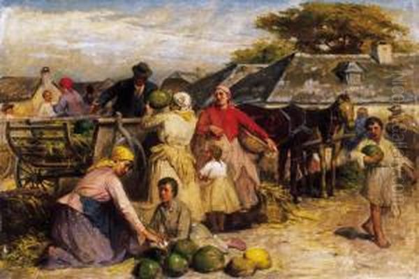 Market In Szolnok - view 1