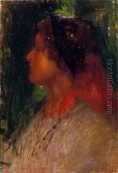 Girl With A Headscarf - view 1