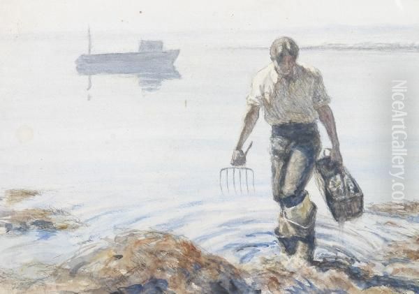 The Clam Digger's Return, Three Works On Paper - view 1