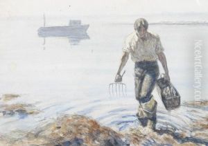The Clam Digger's Return, Three Works On Paper by Kerr Eby