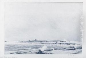 A.n.a. , "little Hall's Island" by Kerr Eby