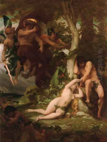 The Expulsion of Adam and Eve from the Garden of Paradise - view 1