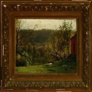 Spring At A Forest Lake by Christian Eckardt