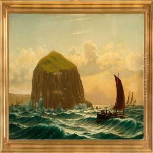 The Bass Rock Near Edingburgh by Christian Eckardt