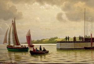 Seascape. Signed C. Eckardt 94 by Christian Eckardt