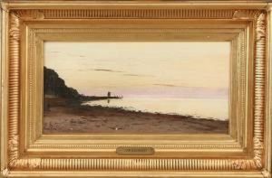 A Landscape At Sunset by Christian Eckardt