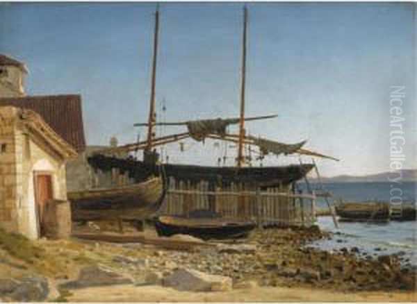 Kysten Ved Napoli (the Shore Near Naples) - view 1