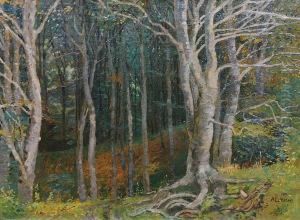 View Into A Forest by Alexander Eckener