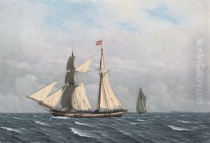 A Sailing Boat In Full Sail
