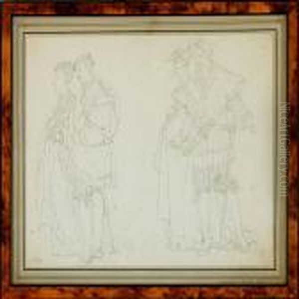 To Couples In Renaissance Costumes - view 1