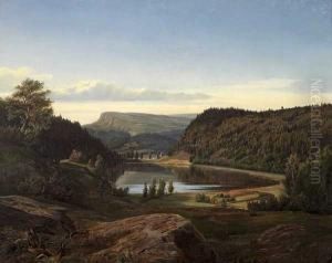 Engervandet Sandvigen by Johan Frederick Eckersberg