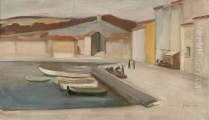 Harbour Scene by Michalis Economou