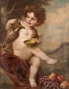 Putto by Gyula Eder