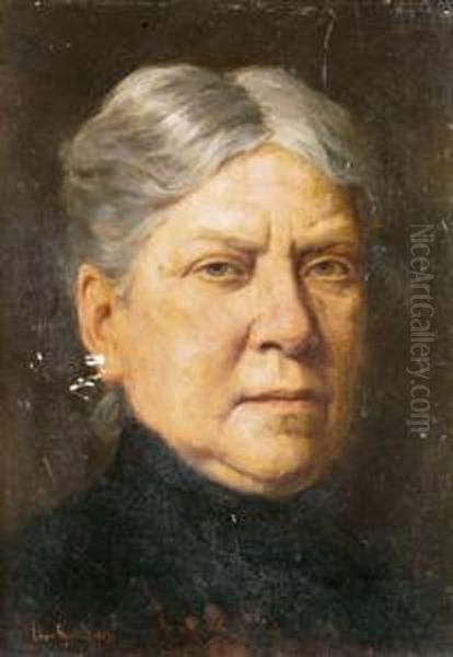 Benczur Gyula Noverenek Portreja - view 1