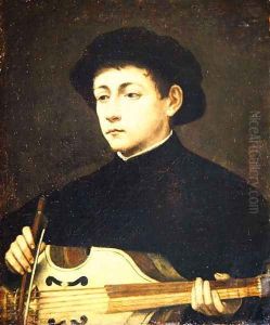 Portrait of a Musician by Giulio Campi