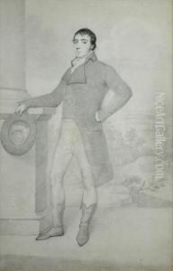 Portrait Of Agentl by Henry Edridge
