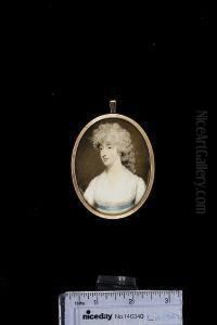 A Pair Of Portraits Of Husband And Wife by Henry Edridge