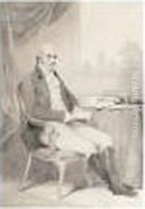 Portrait Of John Drummond by Henry Edridge