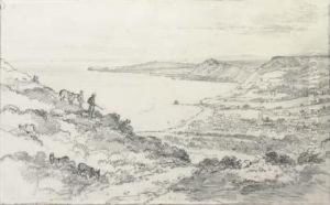 Sidmouth From Salcombe Hill by Henry Edridge