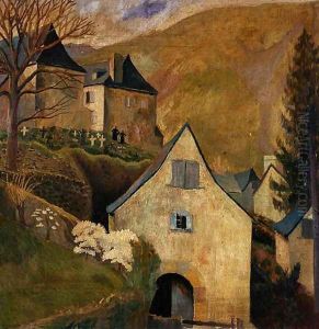 Mountain Church, Larrau by Dora Carrington