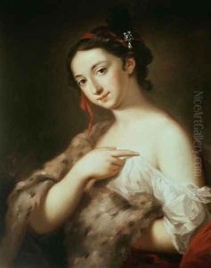 A Lady (Winter) by Rosalba Carriera
