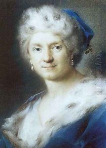 Self-Portrait as Winter 1731 by Rosalba Carriera