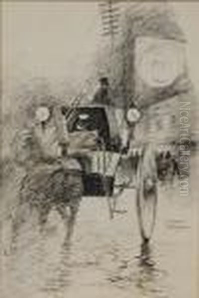 Fragment Of Evening In Madison Square - view 1