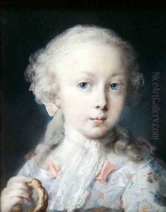 Portrait of a Girl with a Bussola, 1725 by Rosalba Carriera