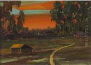 Eucalyptus Trees by Lionel Louis Edwards