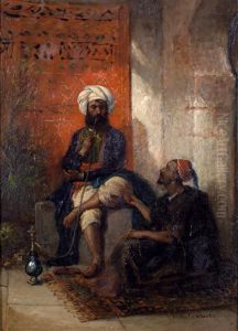 La Conversation En Fumant Le Narghile La Conversation En Fumant Le Narghile