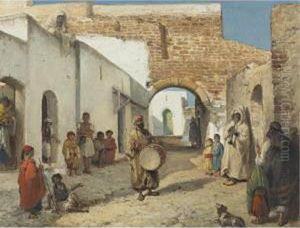The Musicians Of Tangiers by Victor Eeckhout