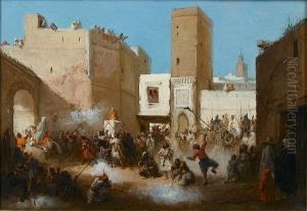 Wedding Procession, Fez - view 1