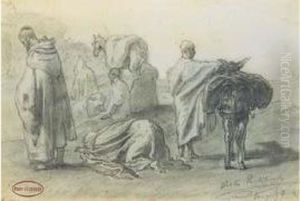 " La Priere Du Soir (tanger, Maroc) ". by Victor Eeckhout